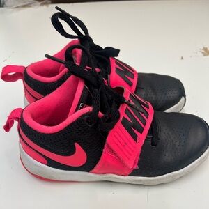 Nike black with pink